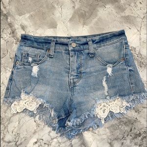 Mossimo Ripped Jean shorts from Target